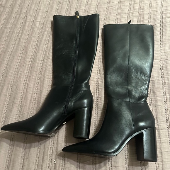 New SCHUTZ 
Mikki Up Block Pointed Toe Knee High Boot - Picture 6 of 16